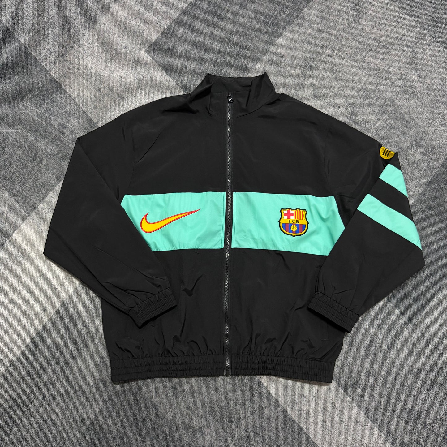 Barcelona black Windbreaker