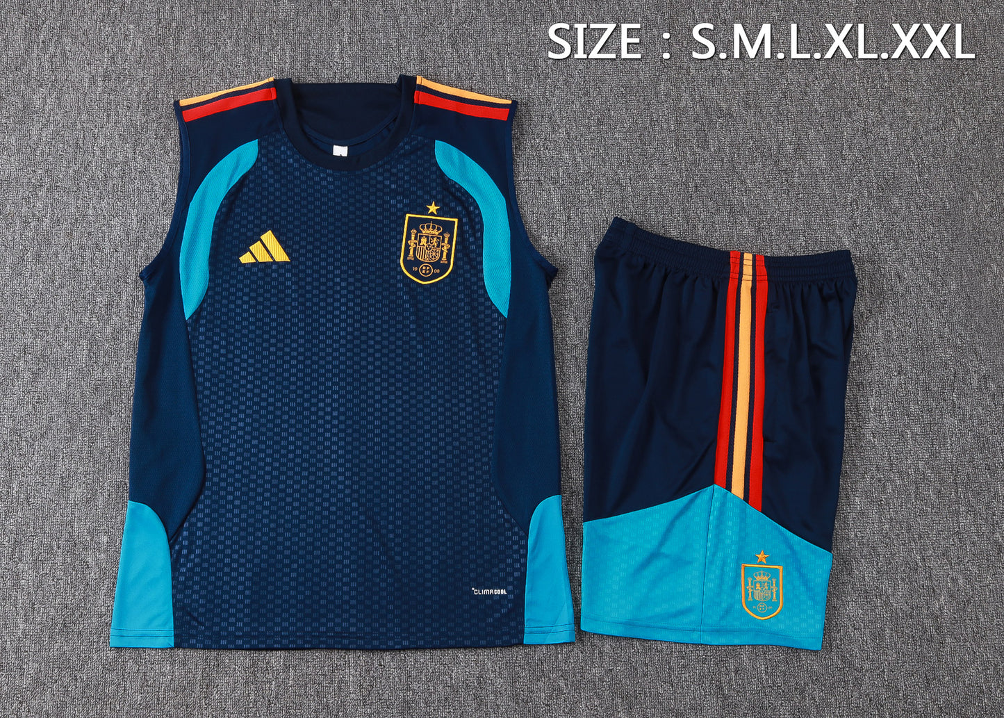 Spain 2627 Sleeveless Training Kit 4