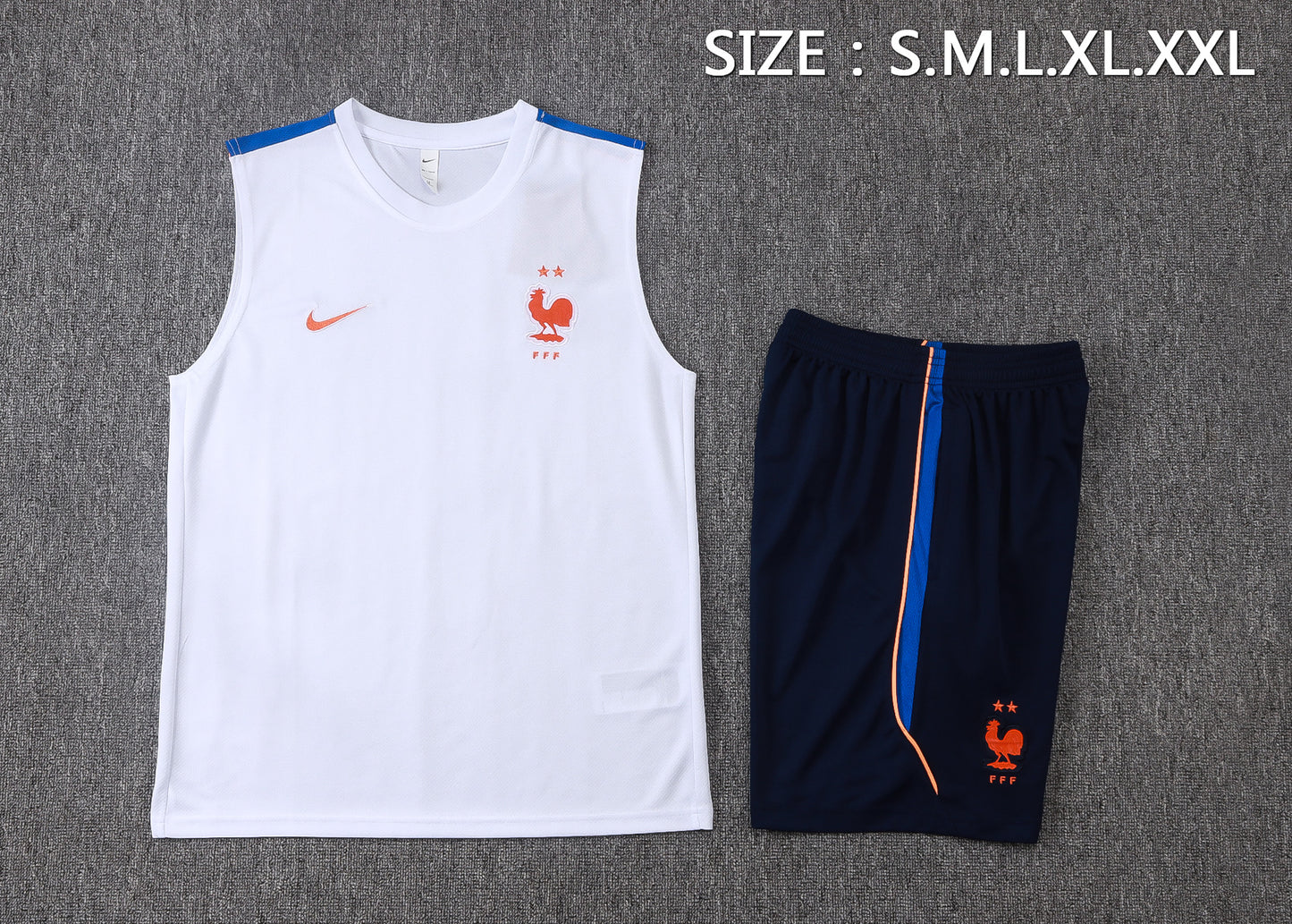 France 2627 Sleeveless Training Kit 1