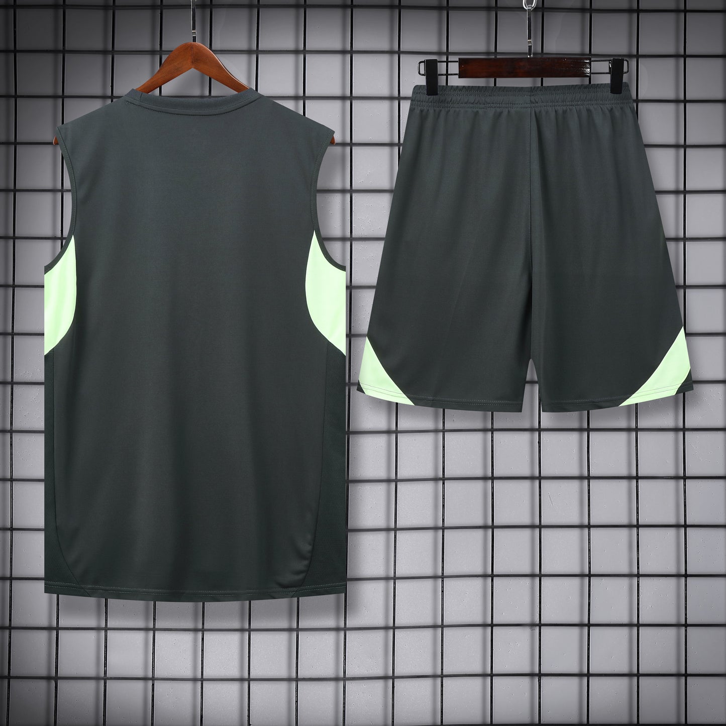 Real Madrid Sleeveless Training Kit grey