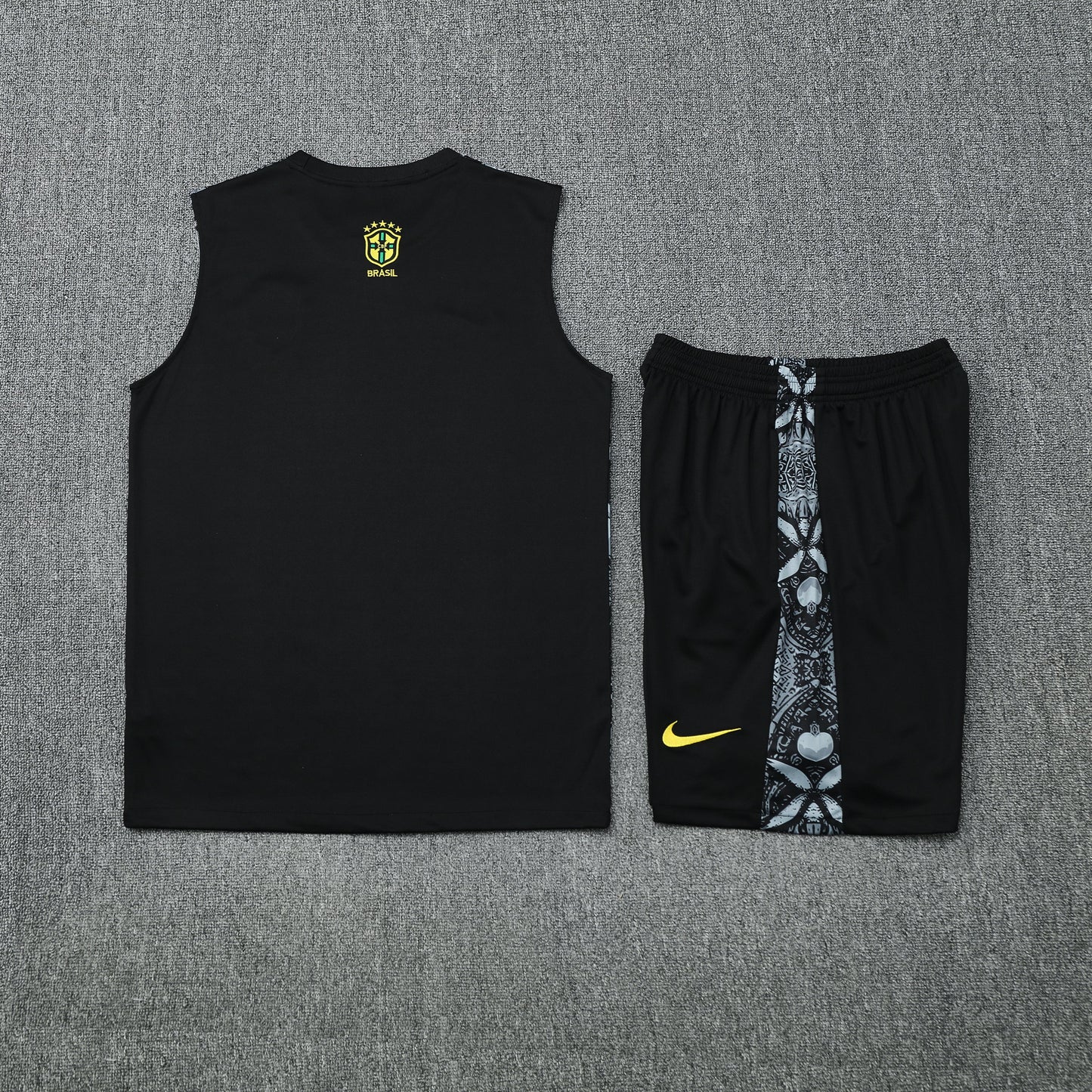 Brazil Sleeveless Training Kit - 'Christ The Redeemer'