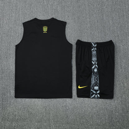 Brazil Sleeveless Training Kit - 'Christ The Redeemer'