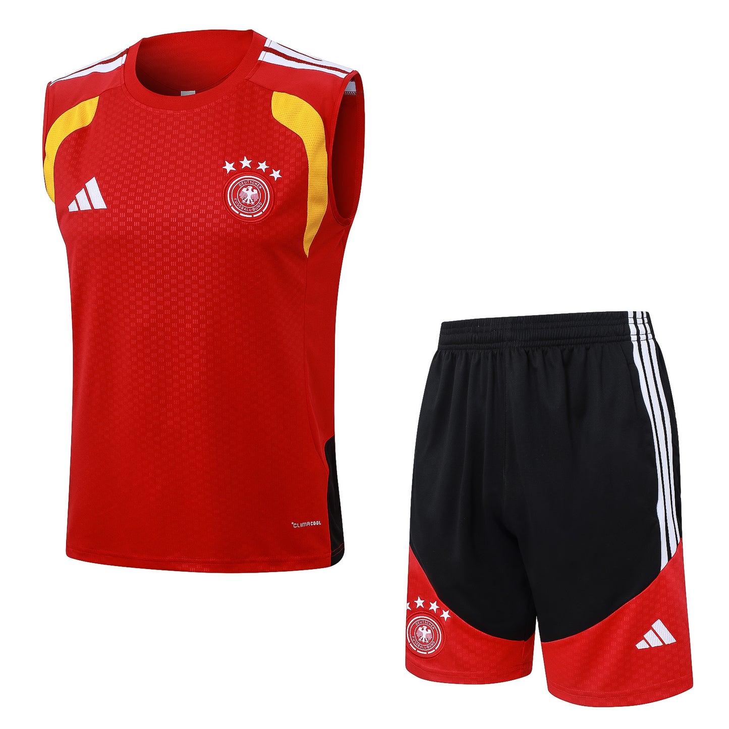 Germany Sleeveless Training Kit  red
