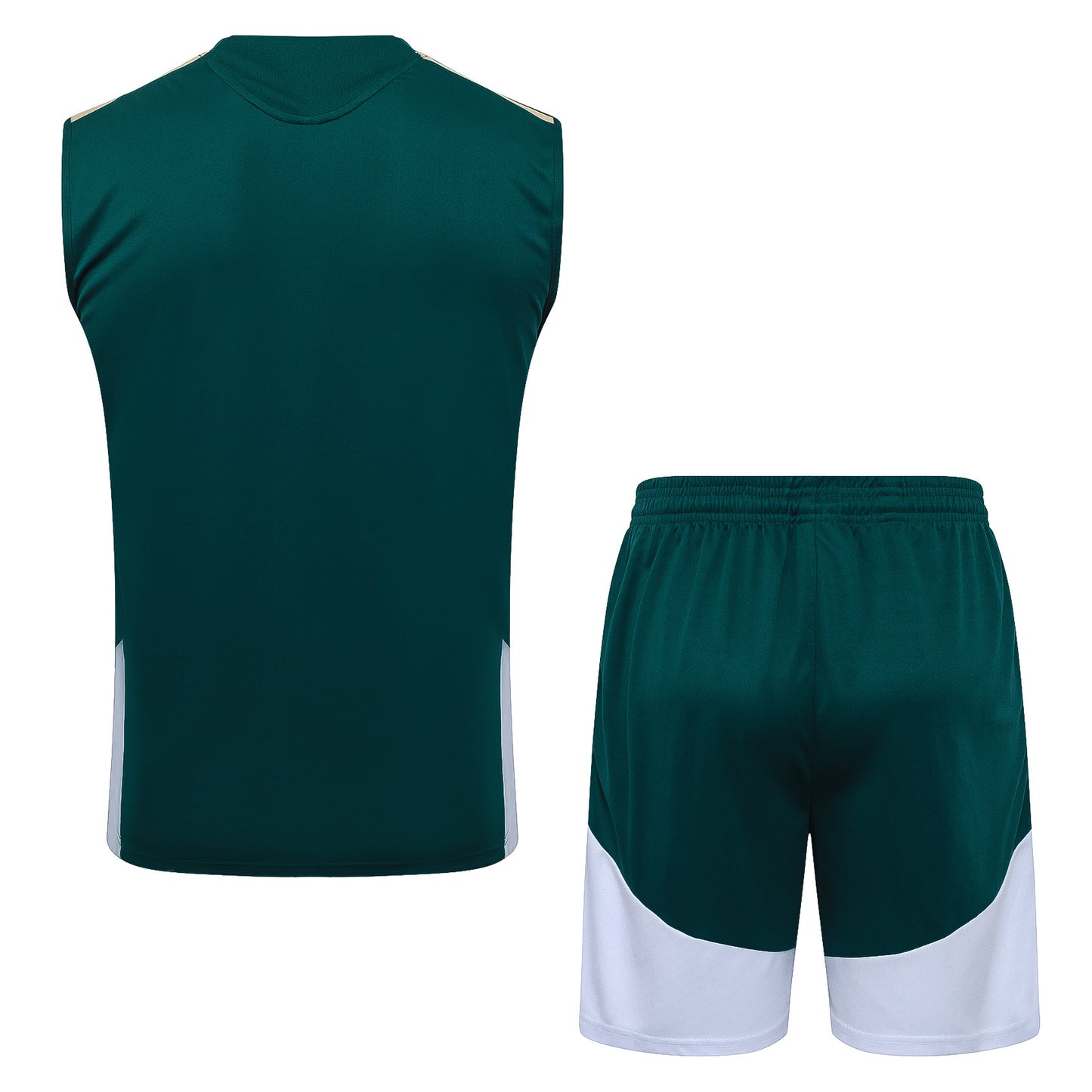 Italy Sleeveless Training Kit  Dark green