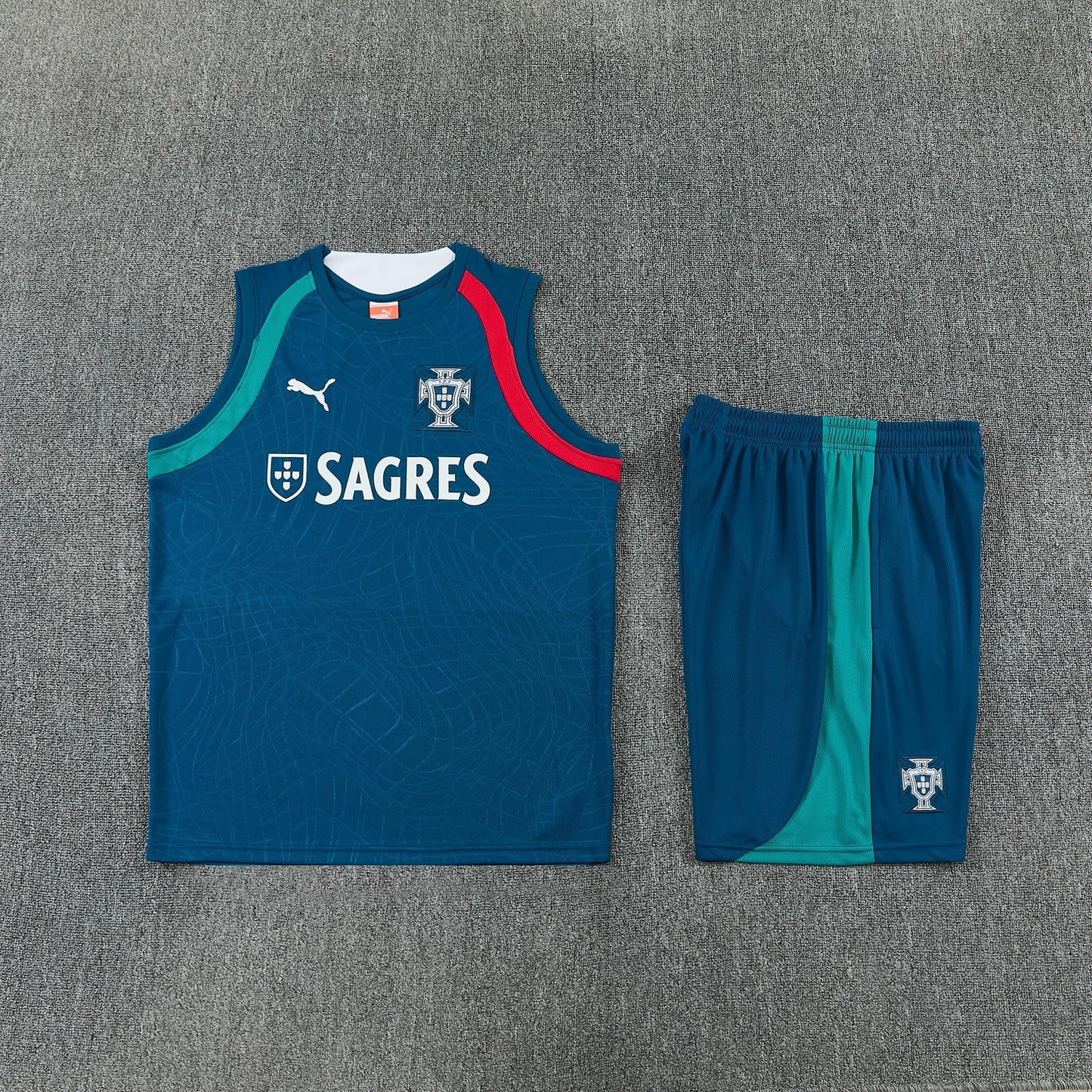 Portugal 2627 Sleeveless Training Kit 1