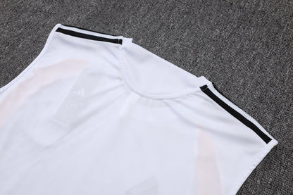 Germany Sleeveless Training Kit  White