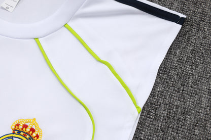 Real Madrid Sleeveless Training Kit - Retro Home
