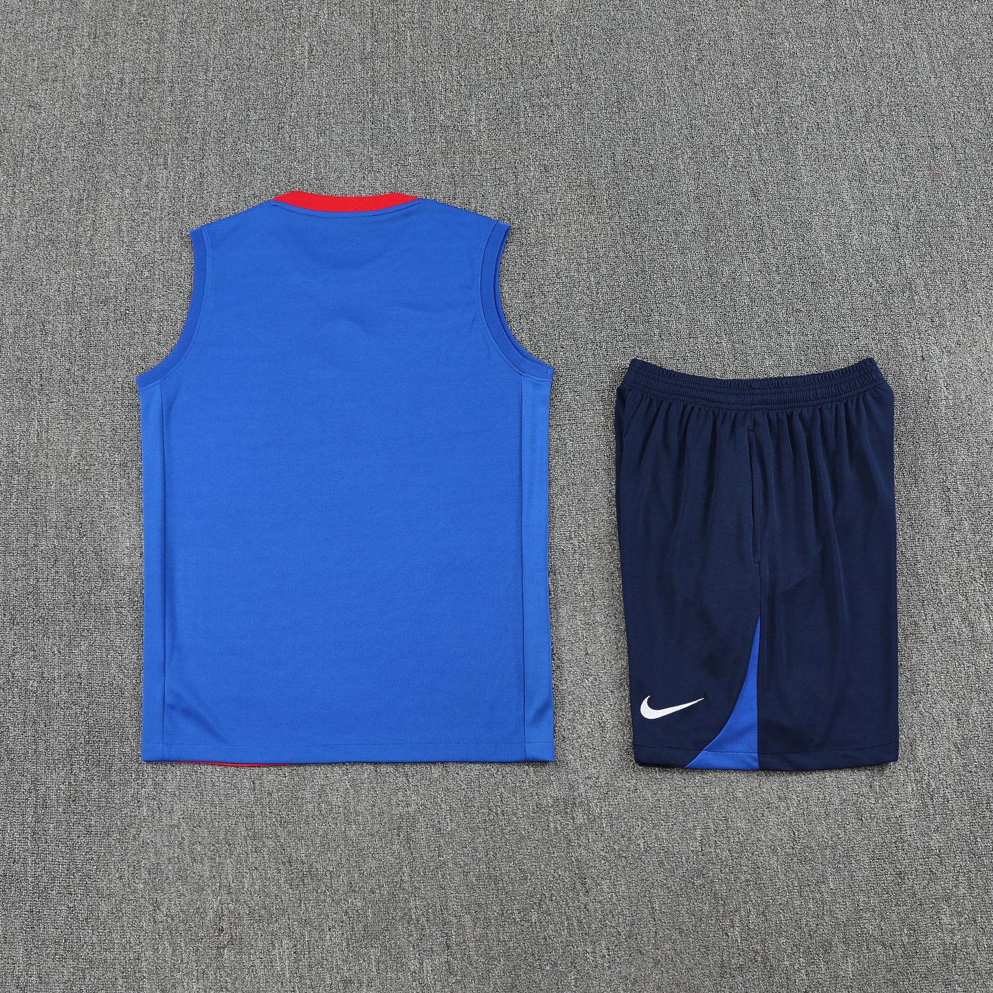 Paris Sleeveless Training Kit blue+red