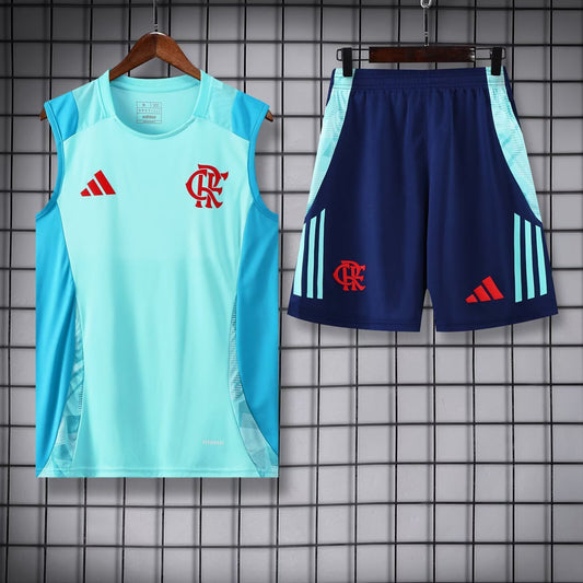 Flamenco  Sleeveless Training Kit Blue