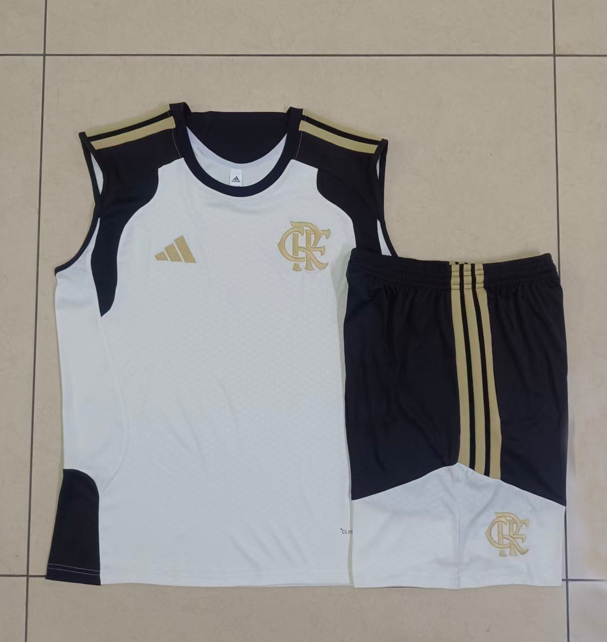 Flamenco  Sleeveless Training Kit Beige