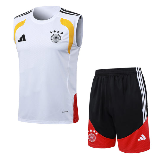 Germany Sleeveless Training Kit  White