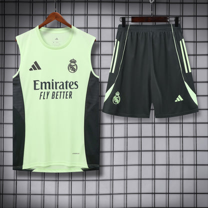 Real Madrid Sleeveless Training Kit green