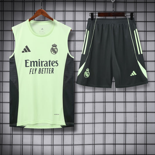 Real Madrid Sleeveless Training Kit green