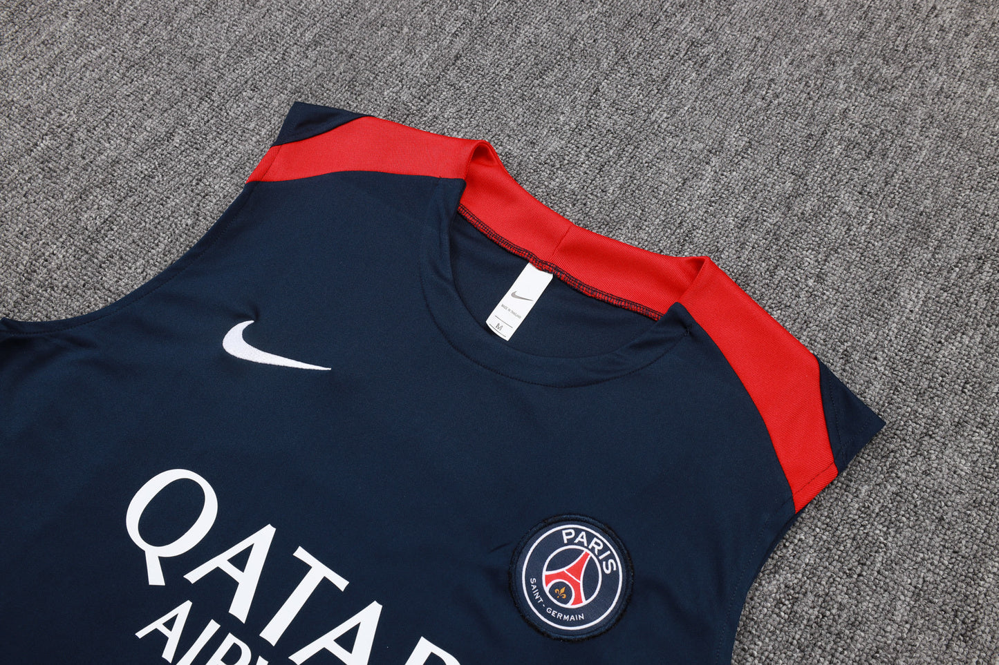 PSG Sleeveless Training Kit - Navy/Red