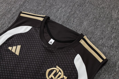 Flamenco  Sleeveless Training Kit Dark brown