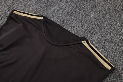 Flamenco  Sleeveless Training Kit Dark brown