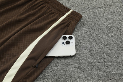 Corinthians Sleeveless Training Kit - Coffee/Cream