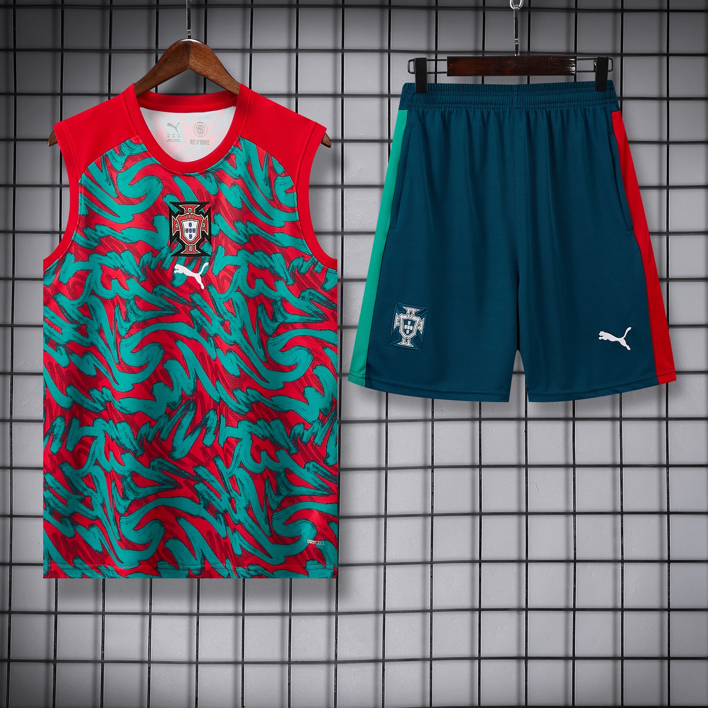 Portugal 2627 Sleeveless Training Kit 3