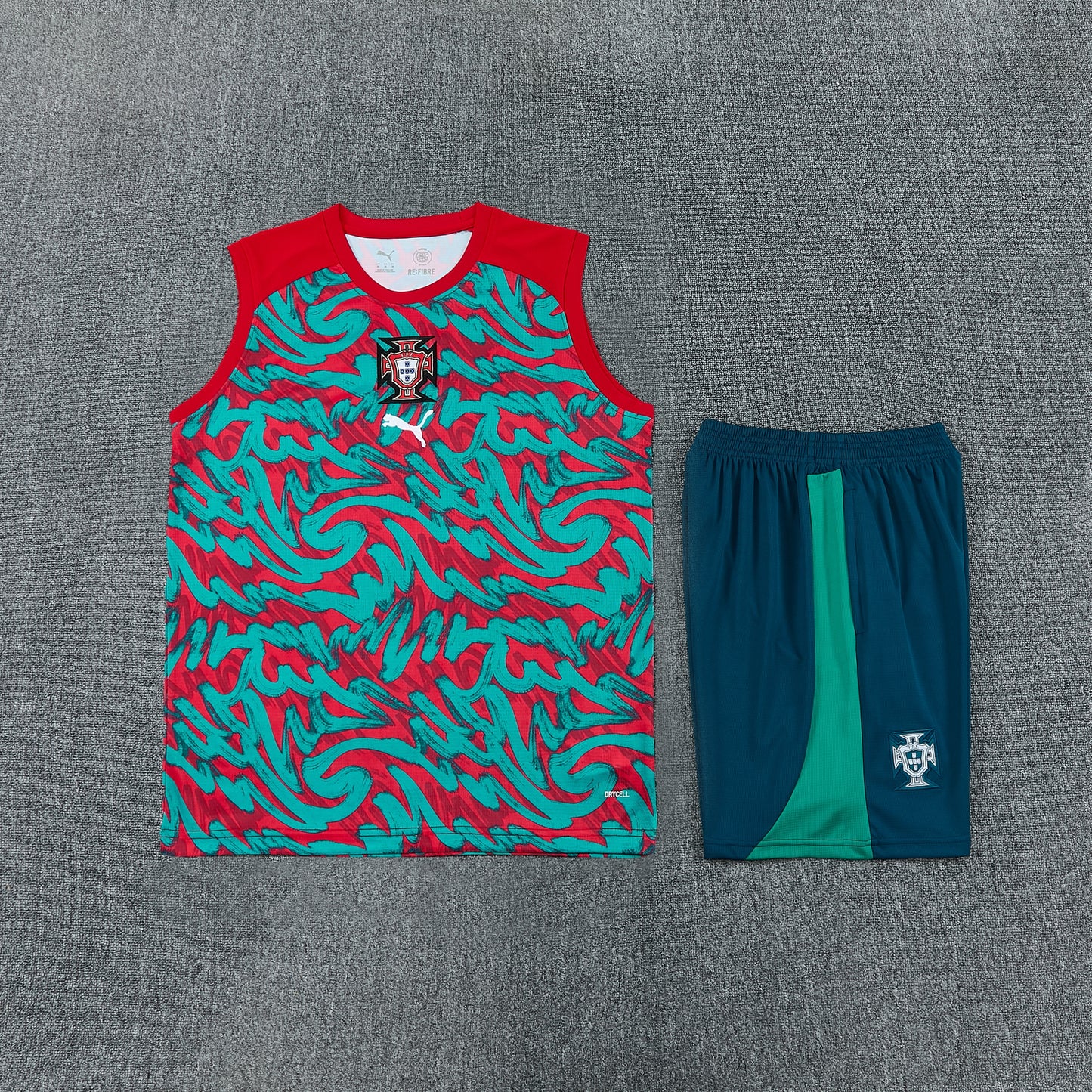 Portugal 2627 Sleeveless Training Kit 3