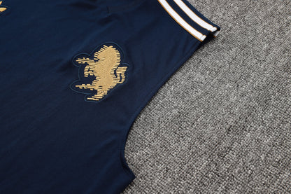 Juventus Sleeveless Training Kit - Retro Third