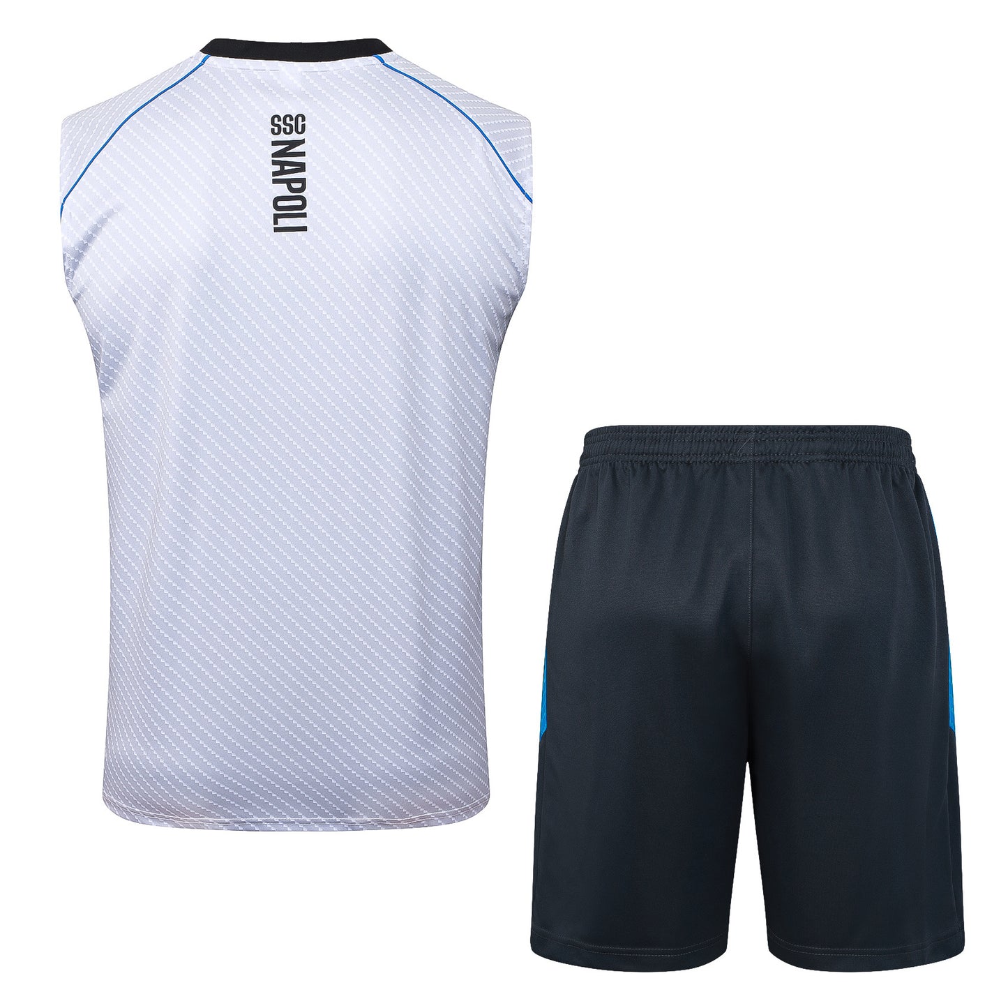 Napoli Sleeveless Training Kit - Grey/Blue