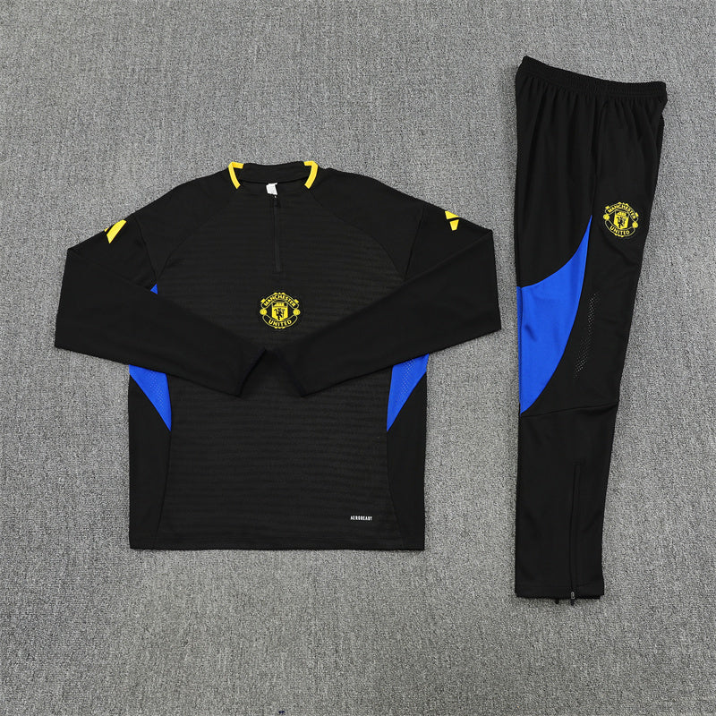 Manchester United Black Tracksuit III