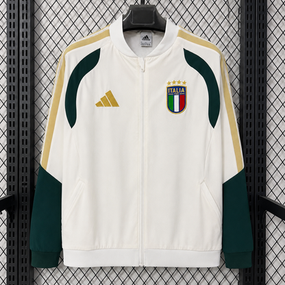 Italian white Windbreaker