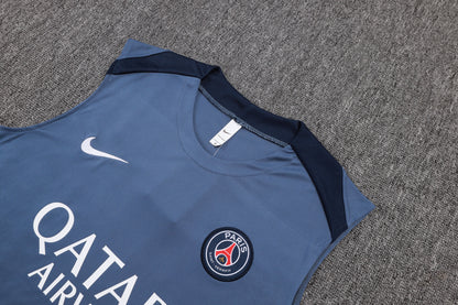 PSG Sleeveless Training Kit - Teal/Navy