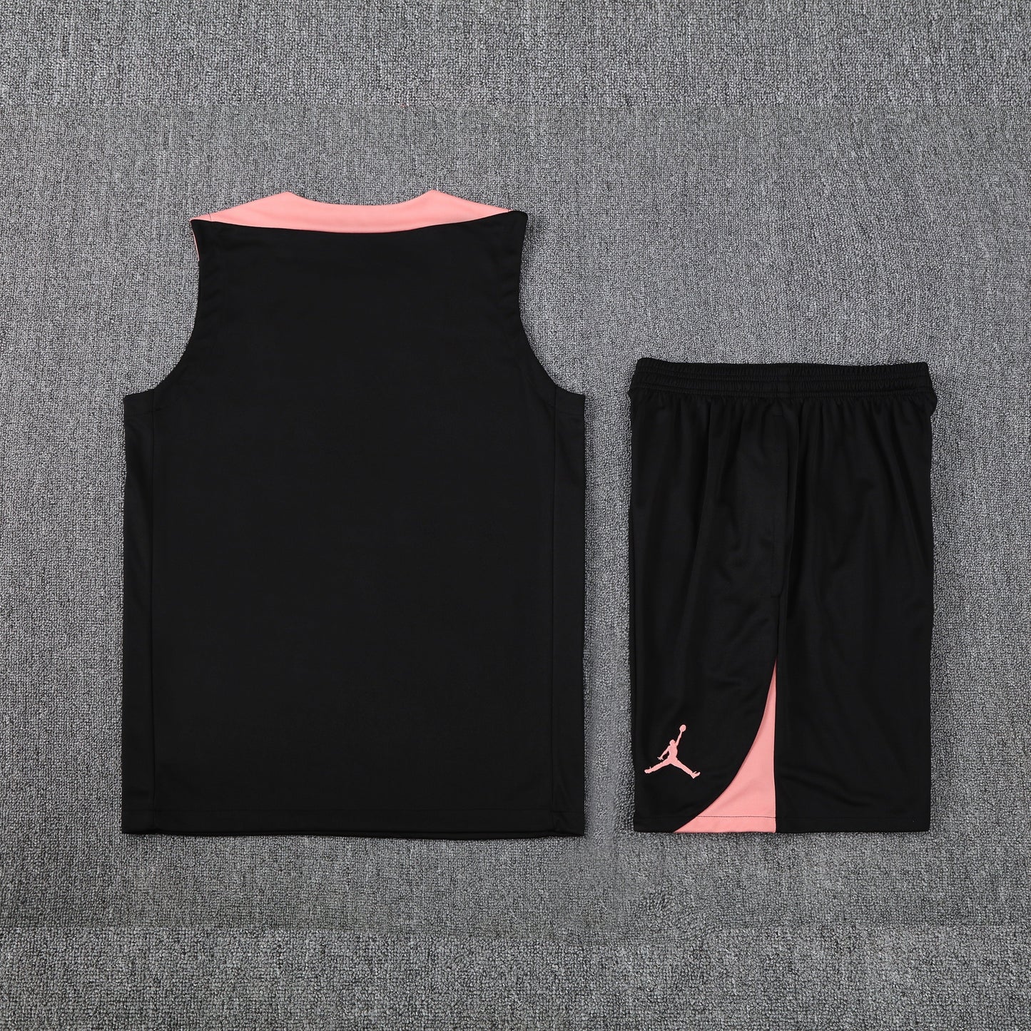 PSG Sleeveless Training Kit - Black/Baby Pink