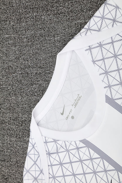 Paris Sleeveless Training Kit  white pattern