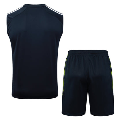 Real Madrid Sleeveless Training Kit - Retro Away