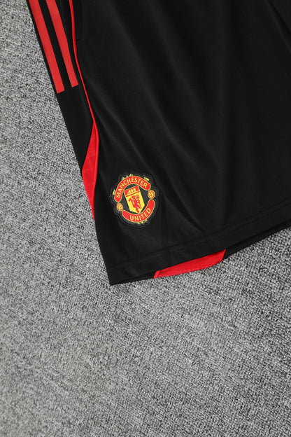 Manchester United  Sleeveless Training Kit white+red+black