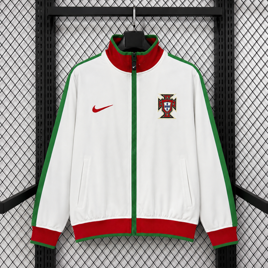 Portugal team white World Cup Windbreaker