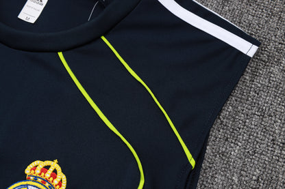 Real Madrid Sleeveless Training Kit - Retro Away