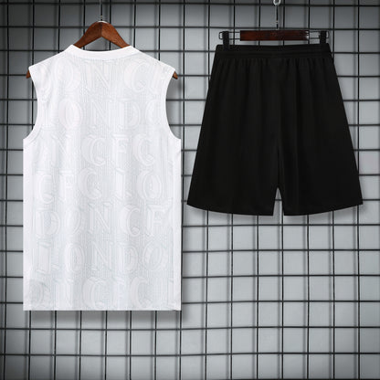 Chelsea Sleeveless Training Kit White