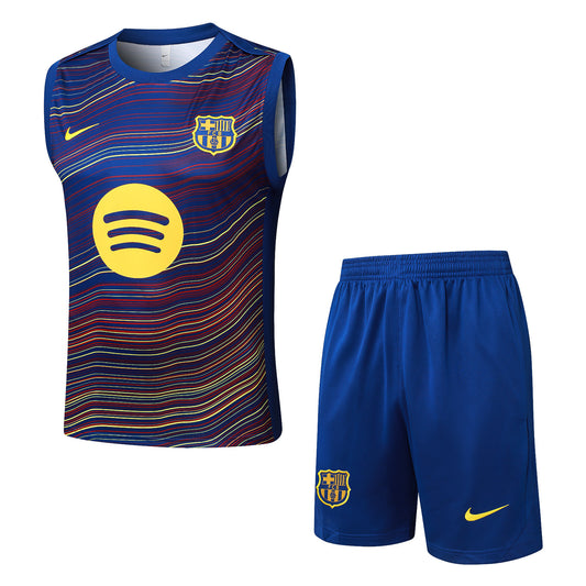 Barcelona Sleeveless Training Kit - Home