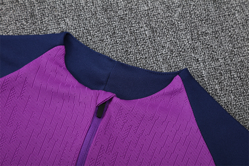 Barcelona Dark Blue and Purple Tracksuit