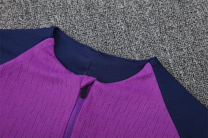 Barcelona Dark Blue and Purple Tracksuit