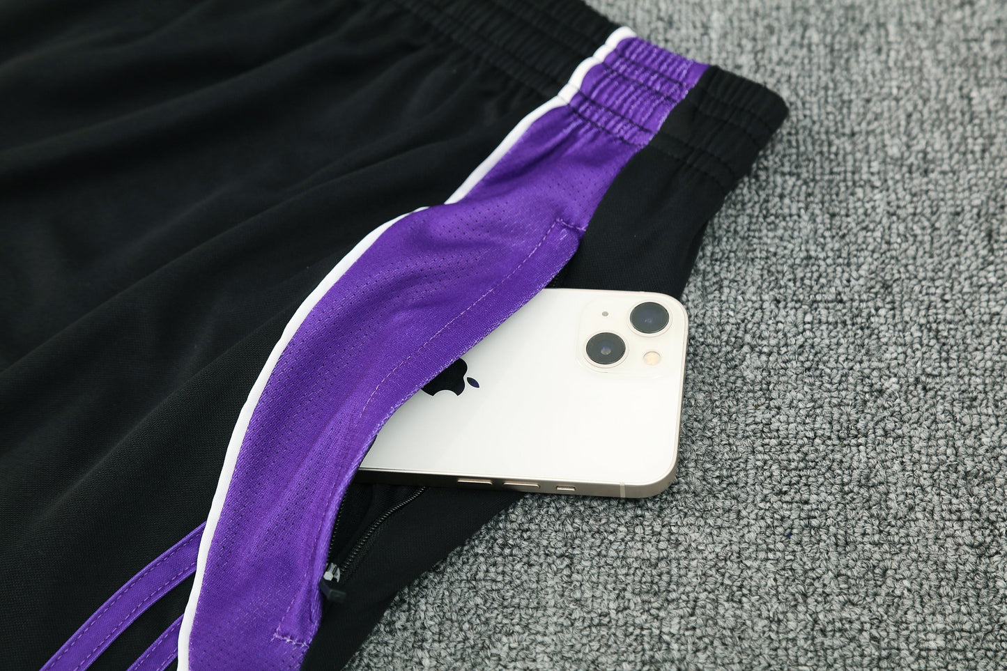 Real Madrid Sleeveless Training Kit - Black/Purple