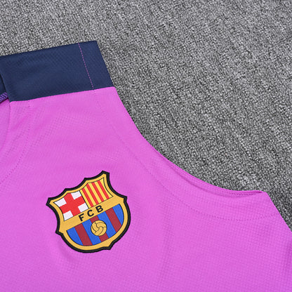 Barcelona Sleeveless Training Kit Purple