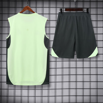Real Madrid Sleeveless Training Kit green