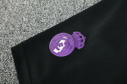 Real Madrid Sleeveless Training Kit - White/Purple/Black