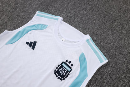 Argentina Sleeveless Training Kit  White