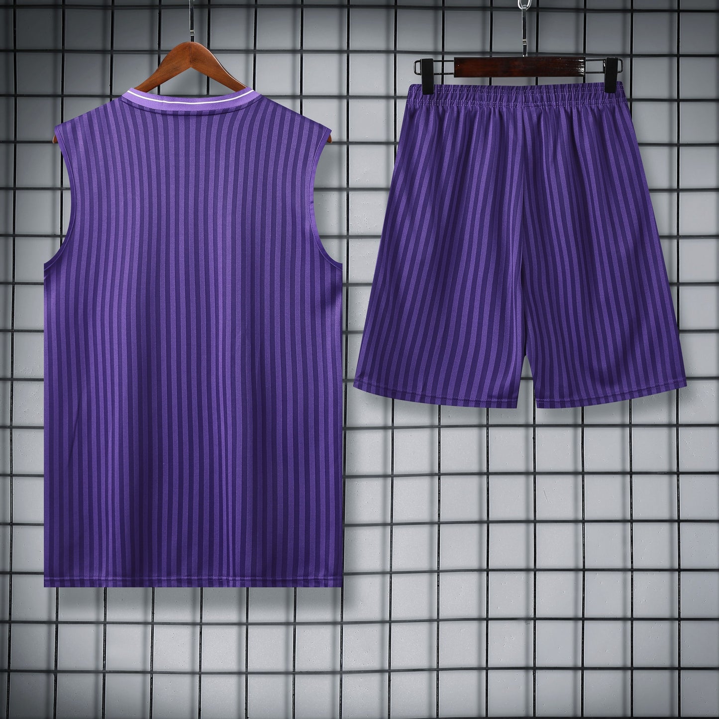 Real Madrid Sleeveless Training Kit purple