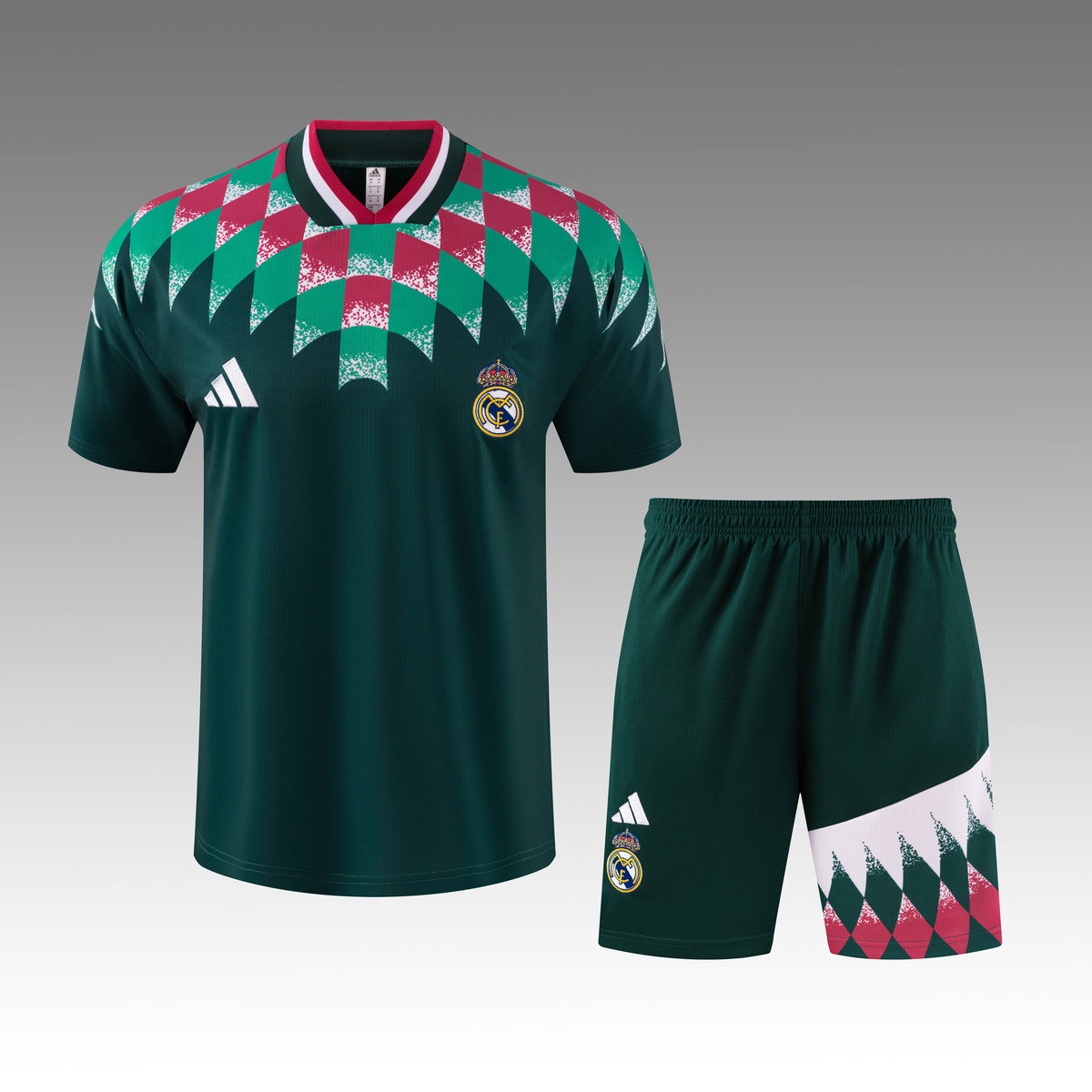 2627 Real Madrid retro short sleeve Training Kit 2