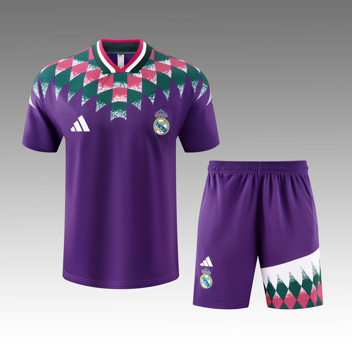 2627 Real Madrid retro short sleeve Training Kit 3