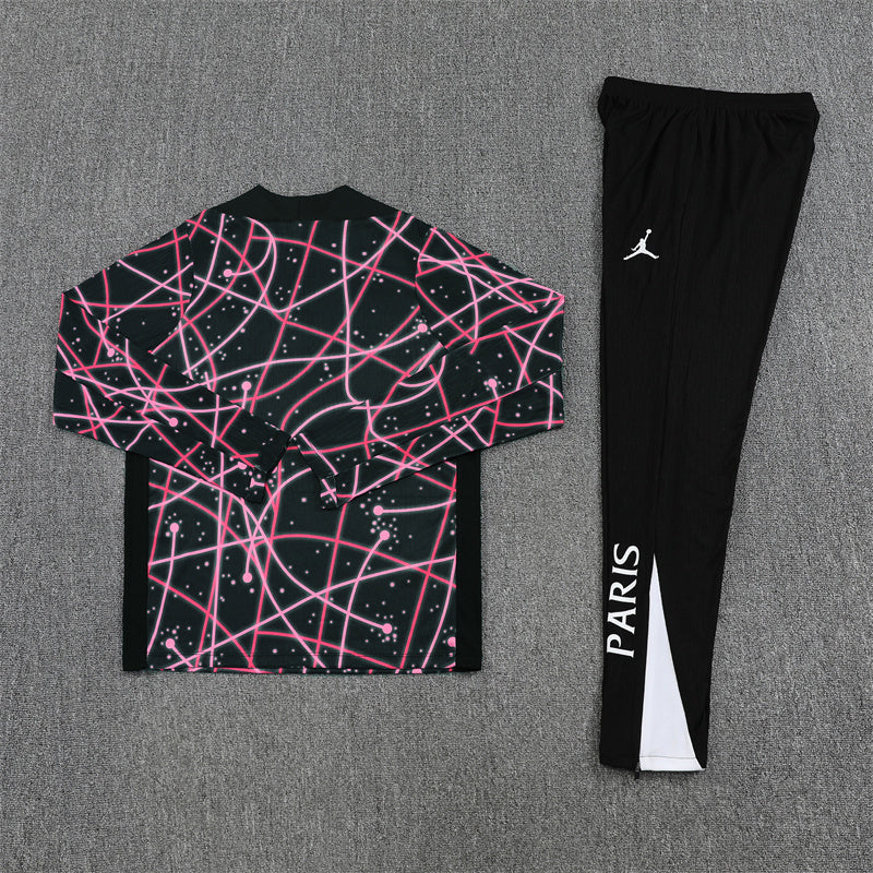 PSG Paris Saint Germain   Black and pink camouflage style Tracksuit