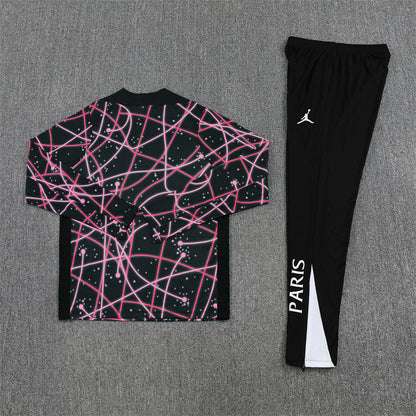 PSG Paris Saint Germain   Black and pink camouflage style Tracksuit