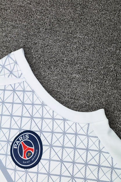Paris Sleeveless Training Kit  white pattern