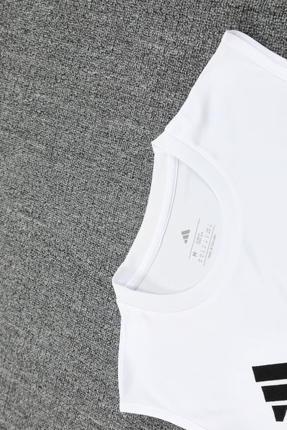 Real Madrid Sleeveless Training Kit White  black